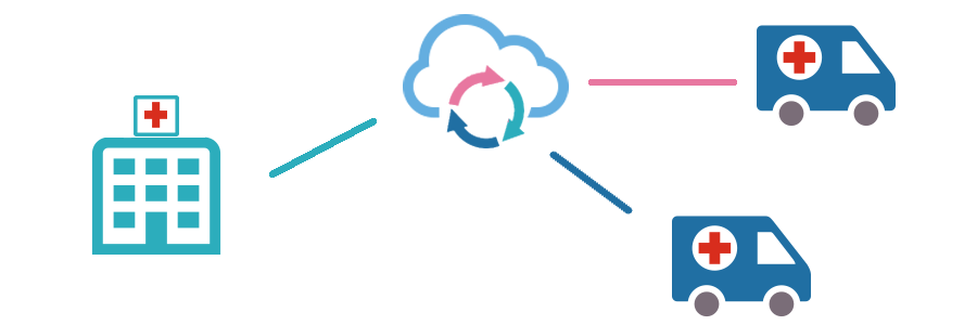 Multiple mobile veterinarians can work from the same clinic base